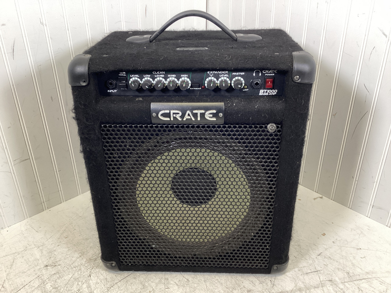 Used Crate BT1000 1 x 15 Bass Guitar Cabinet 1 x 15