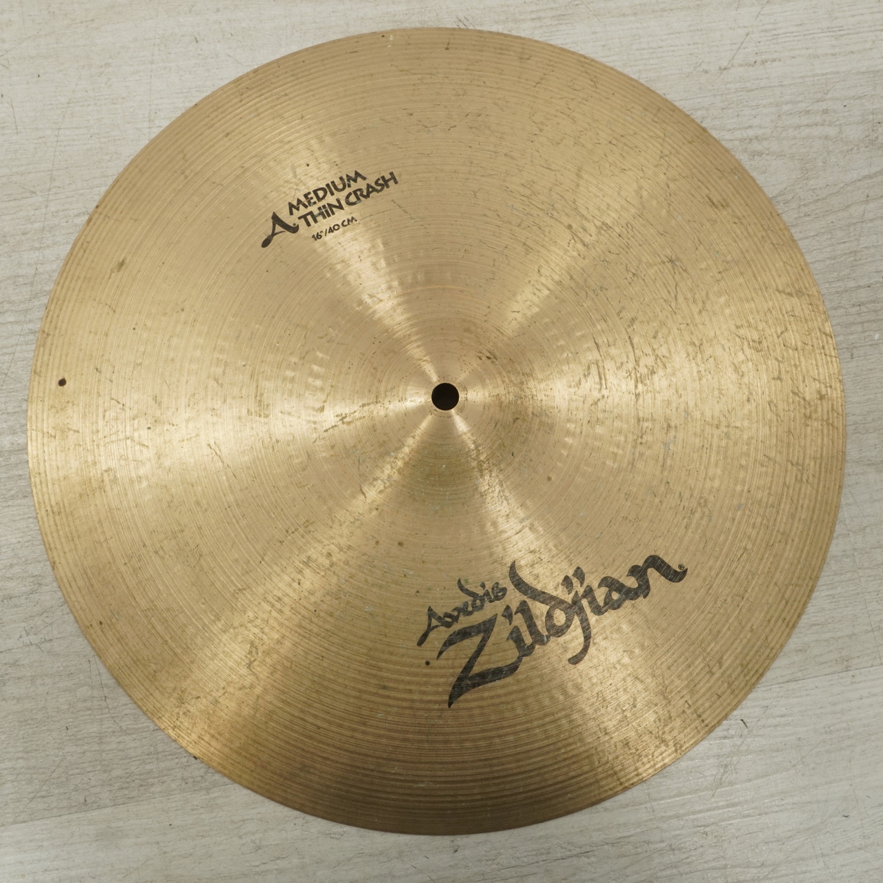 Used Zildjian A Medium Thin Crash Cymbal 16 - Inch