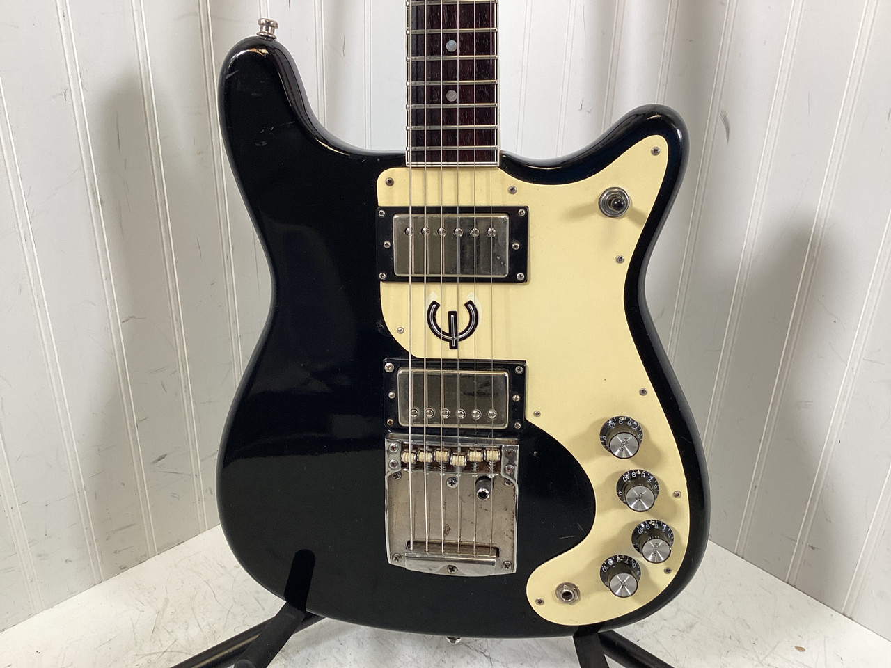 Used Epiphone ET-275 CRESTWOOD 70S LP Type Electric Guitar Black 6