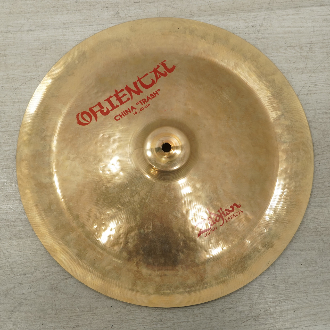 Used Zildjian Oriental China Trash Cymbal 16 - Inch
