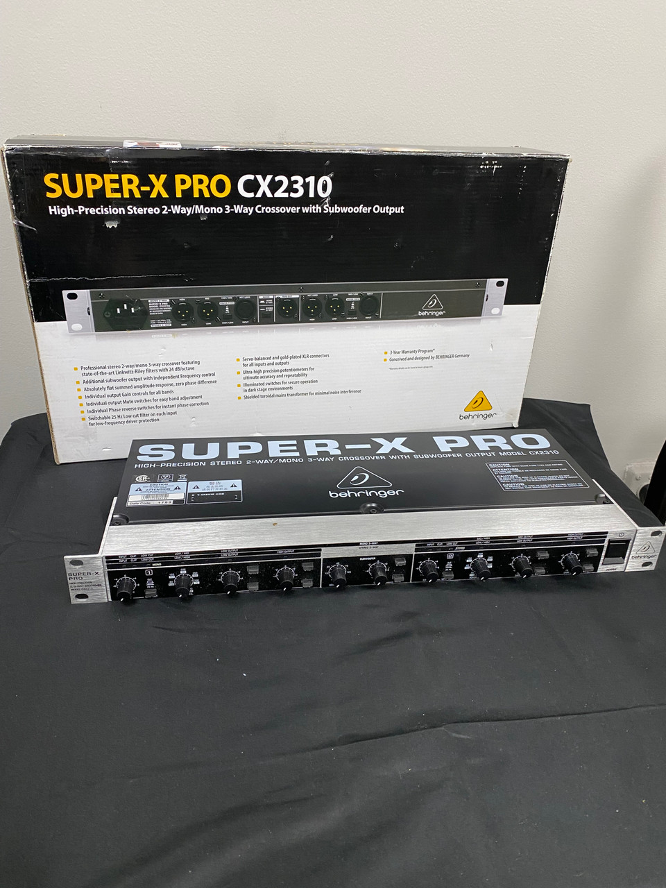 Used Behringer SUPER-X PRO CX2310 CROSSOVER Compressor