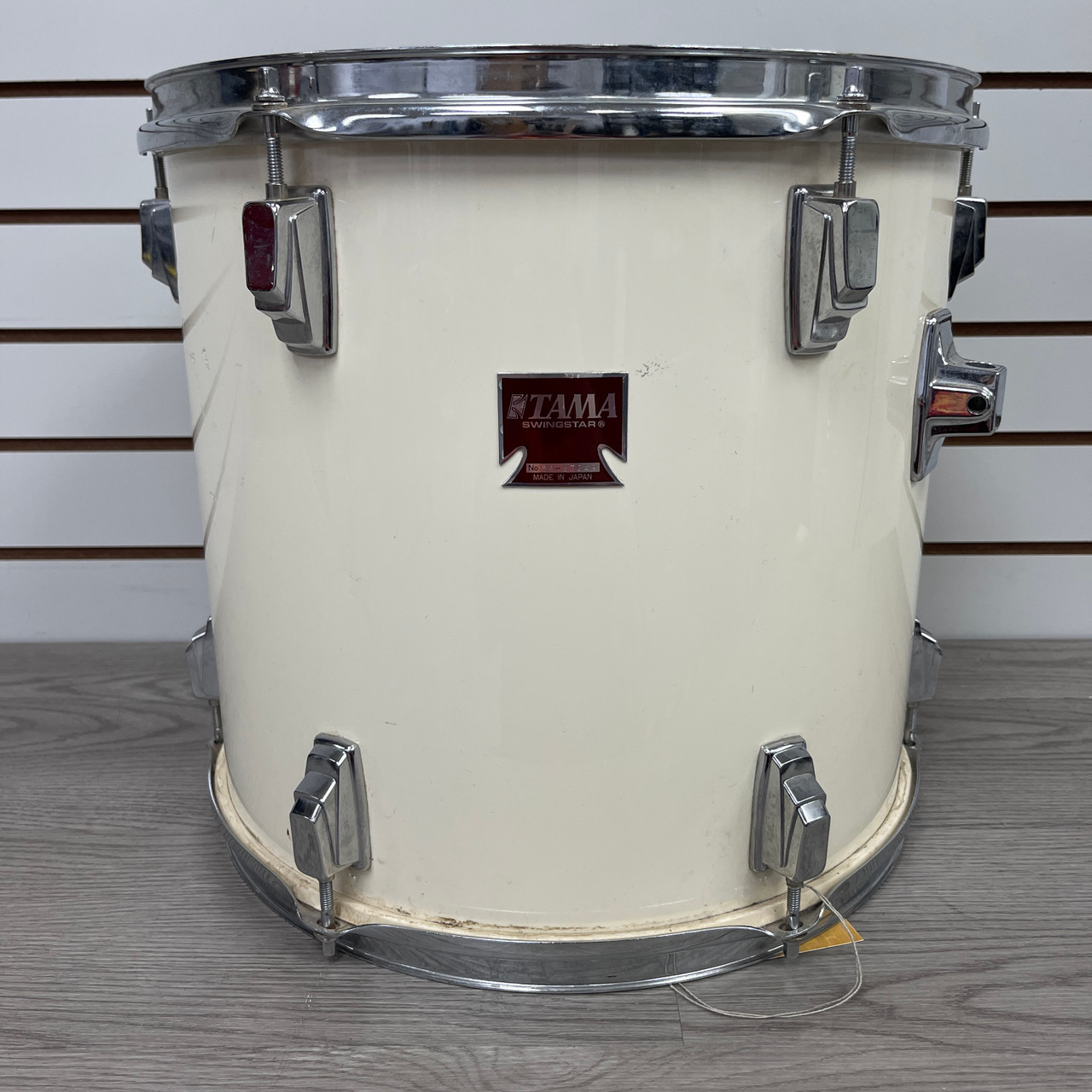 4052バーター様 Used Tama 14IN SWINGSTAR TOM MIJ Rack Tom White 14