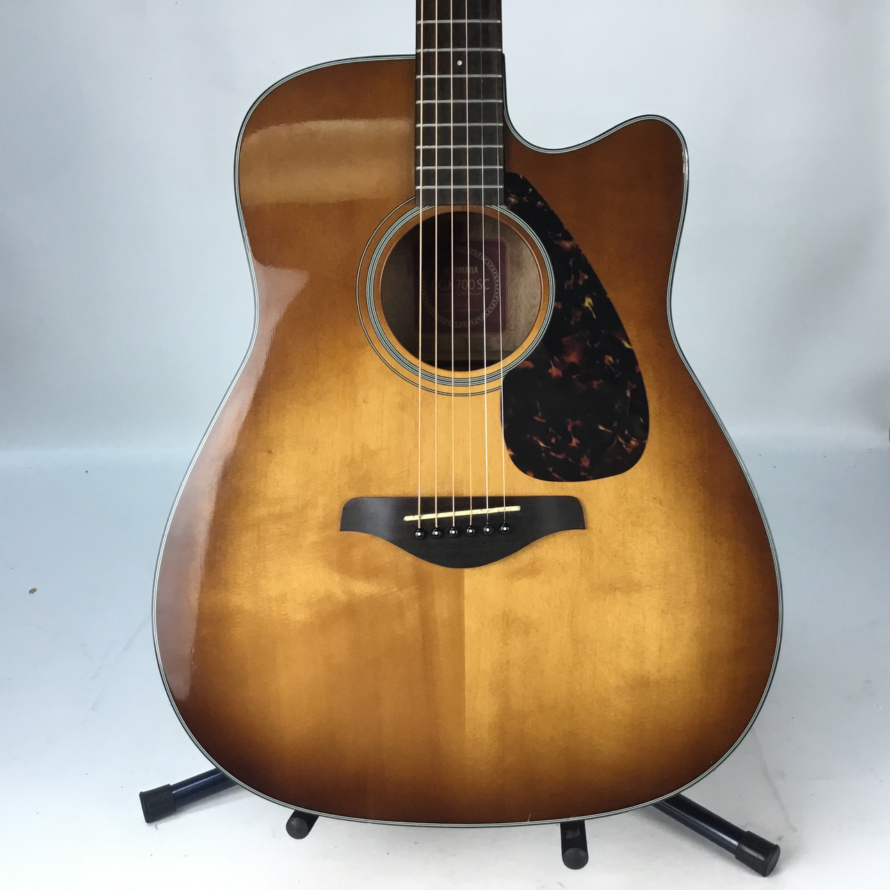 Used Yamaha FGX700SC Laminate Top Acoustic Guitar Honey Burst