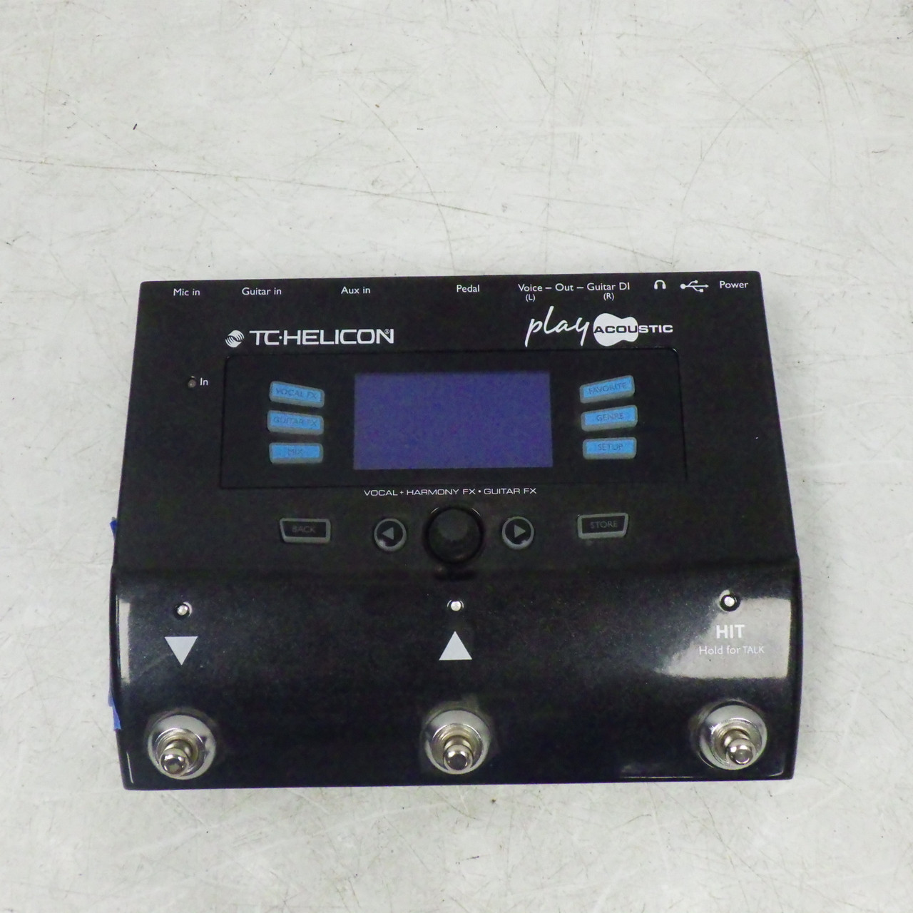 Used TC Helicon PLAY ACOUSTIC Pro Sound Effects Unit