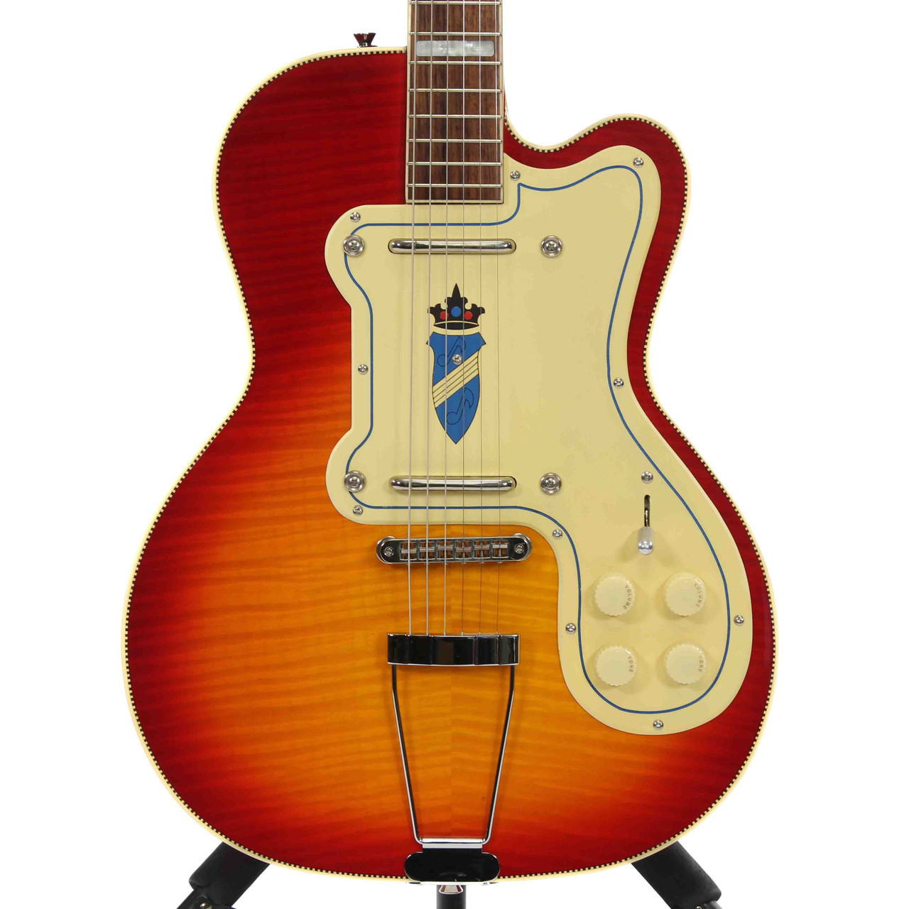 Used Kay K161V Electric Guitar Cherry Sunburst 6-String