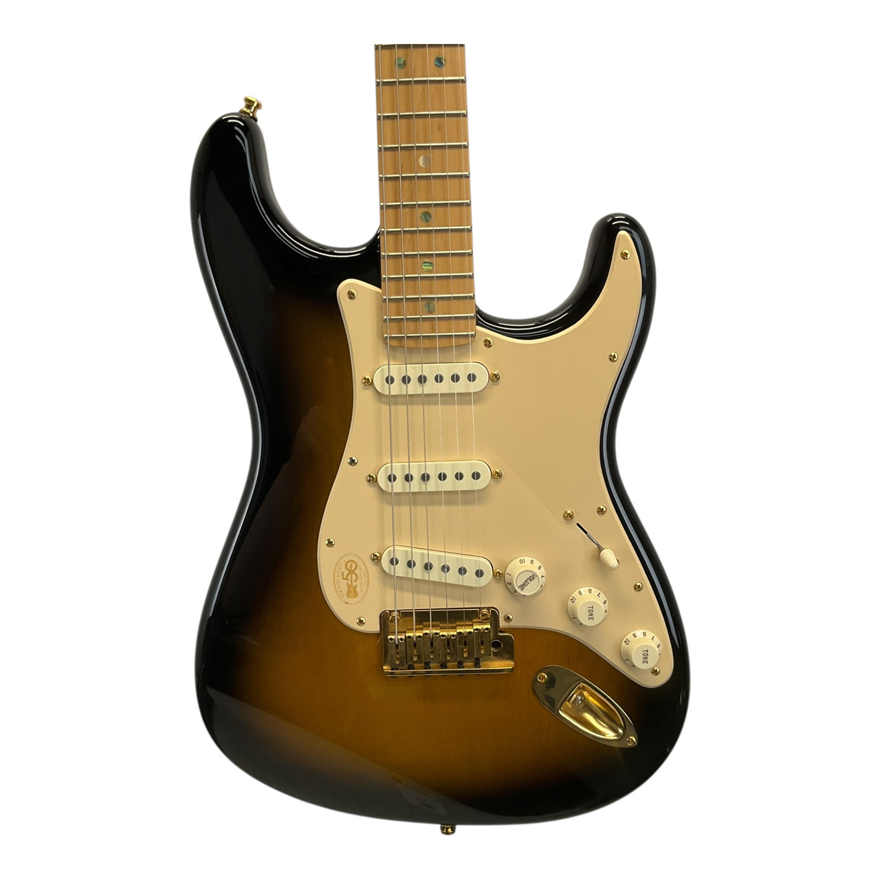 Used Fender 50th Anniversary American Deluxe Stratocaster Electric Guitar  Tobacco Sunburst 6-String 41117-S000055727