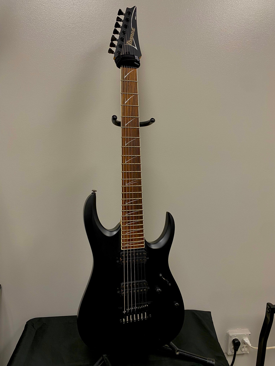 Used Ibanez RGD7321 Super S Electric Guitar Black 7-String