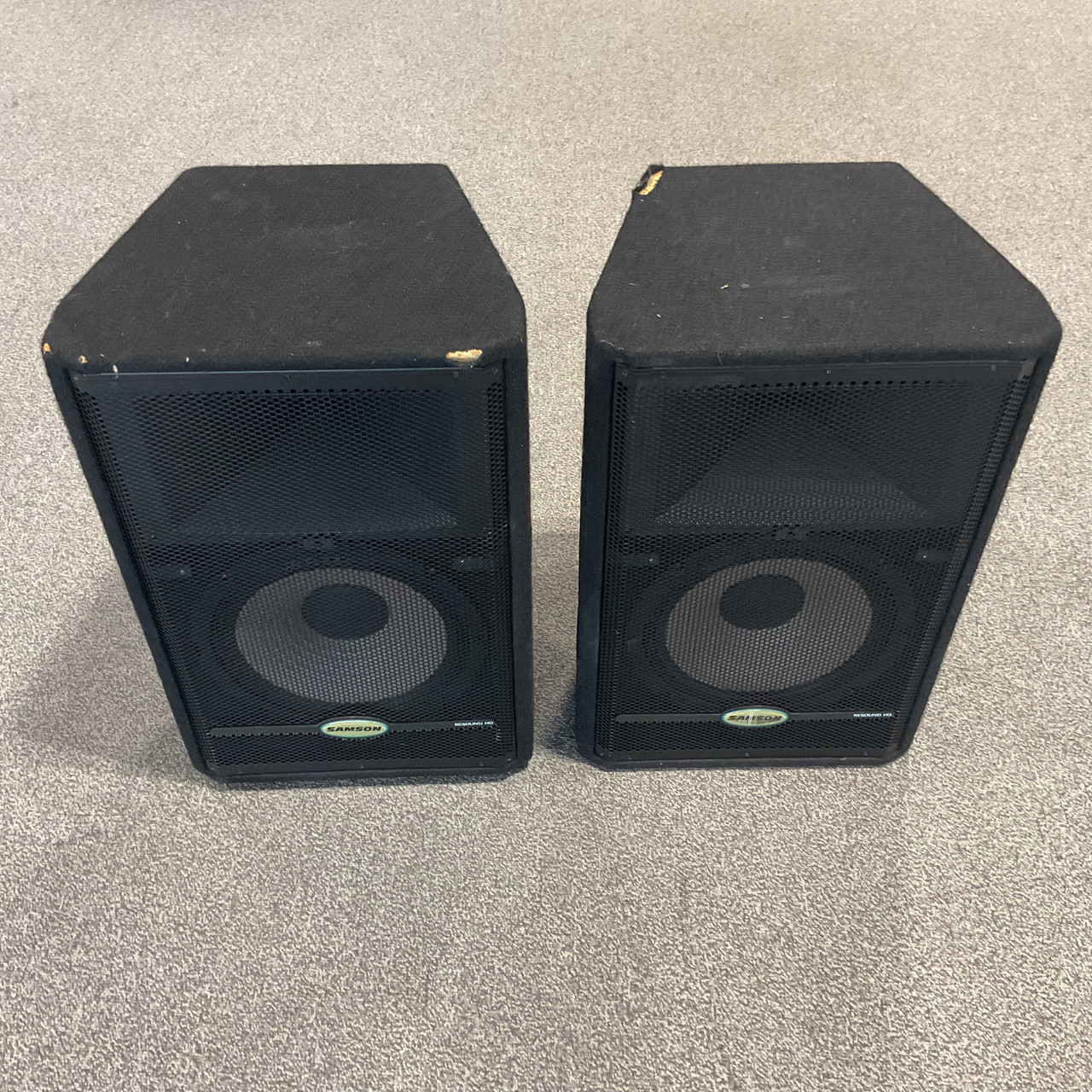 Used SAMSON RS12HD Passive Speaker Cabinet Pair