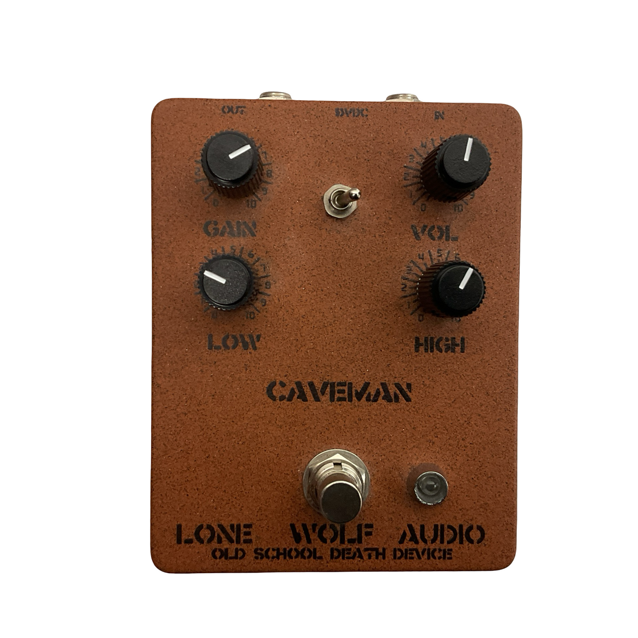 Used Lone Wolf Audio CAVEMAN Overdrive Pedal