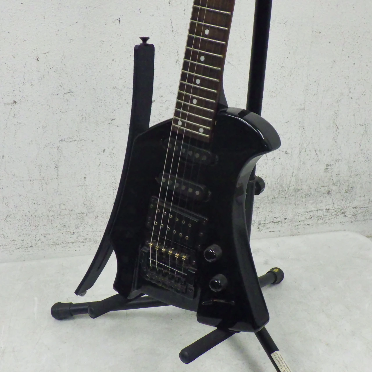 Used Hondo FLASH H799 Pointy Electric Guitar Black 6-String