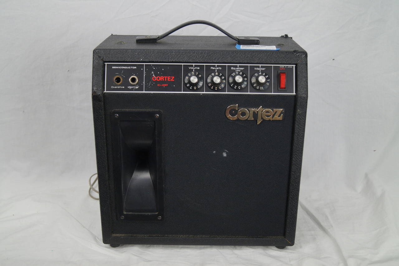 Used Cortez IC-30RT W/ HORN Solid State Guitar Amps Solid