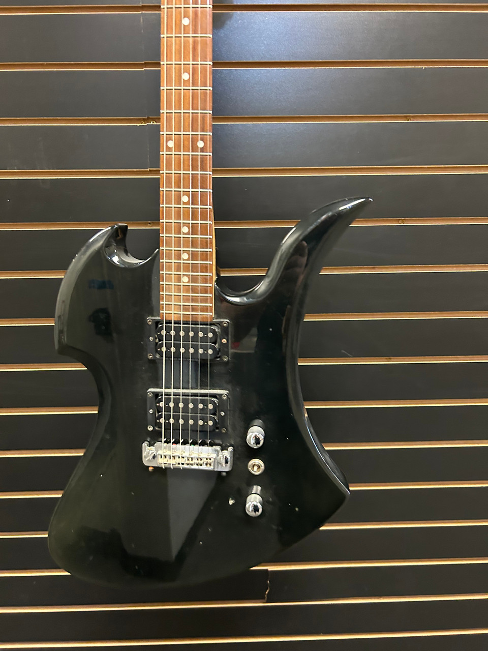 Used BC Rich BRONZE SERIES MOCKINGBIRD Electric Guitar Black 6-String