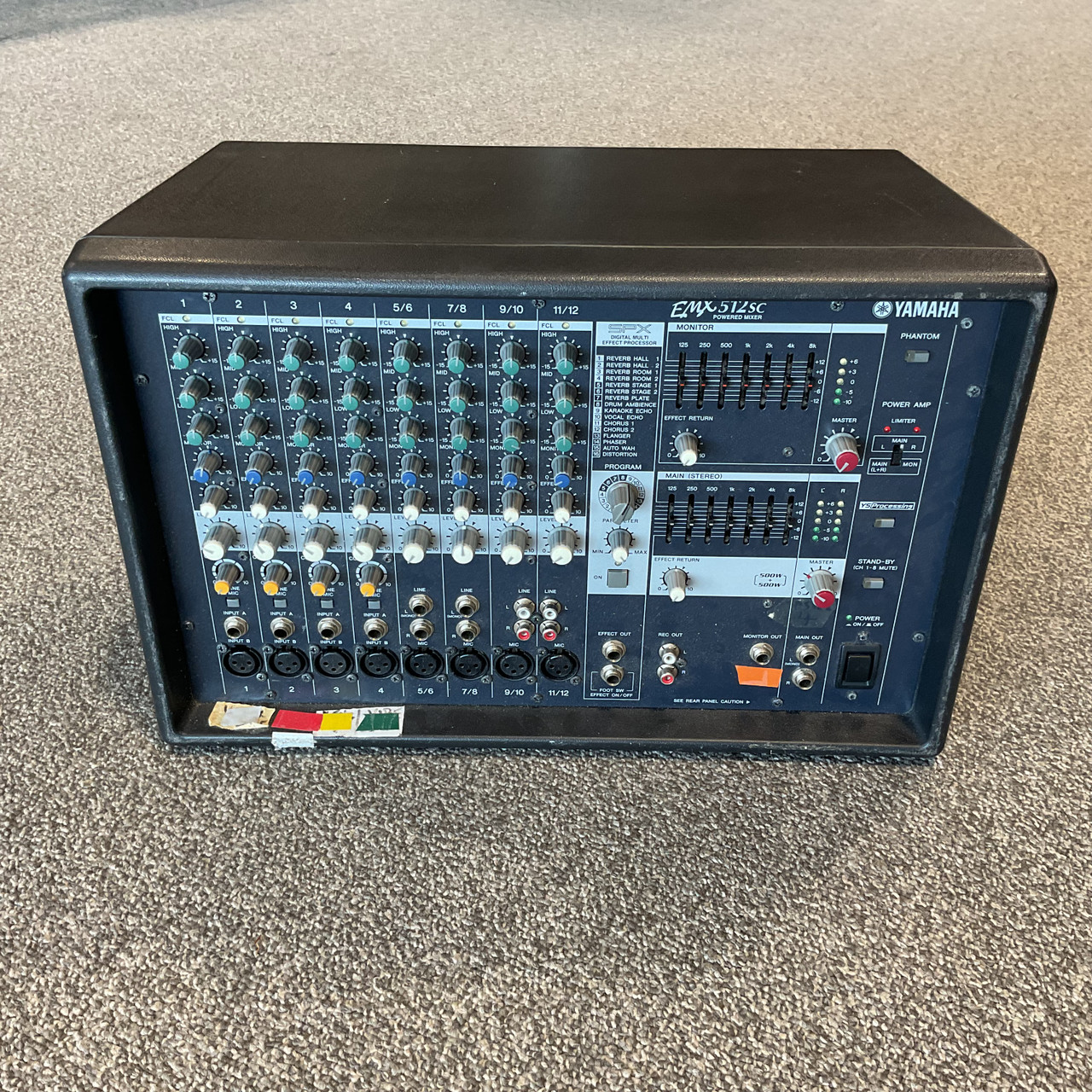 Used YAMAHA EMX512SC Powered Mixing Head