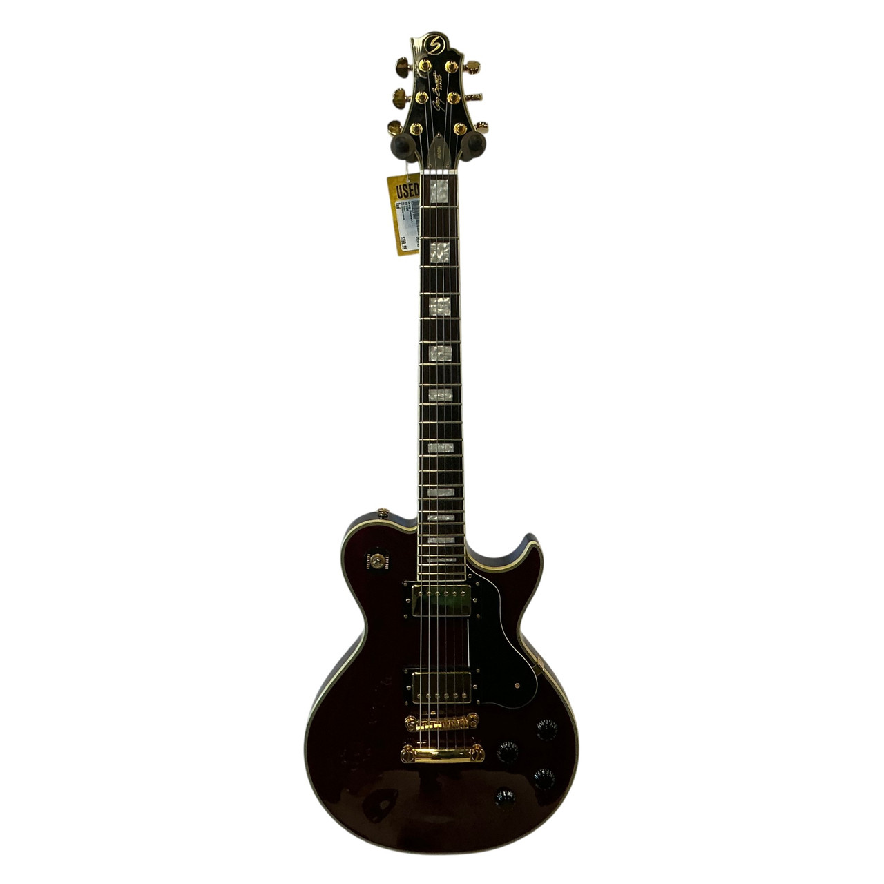 Used Greg Bennett AVION LP Type Electric Guitar Red 6-String