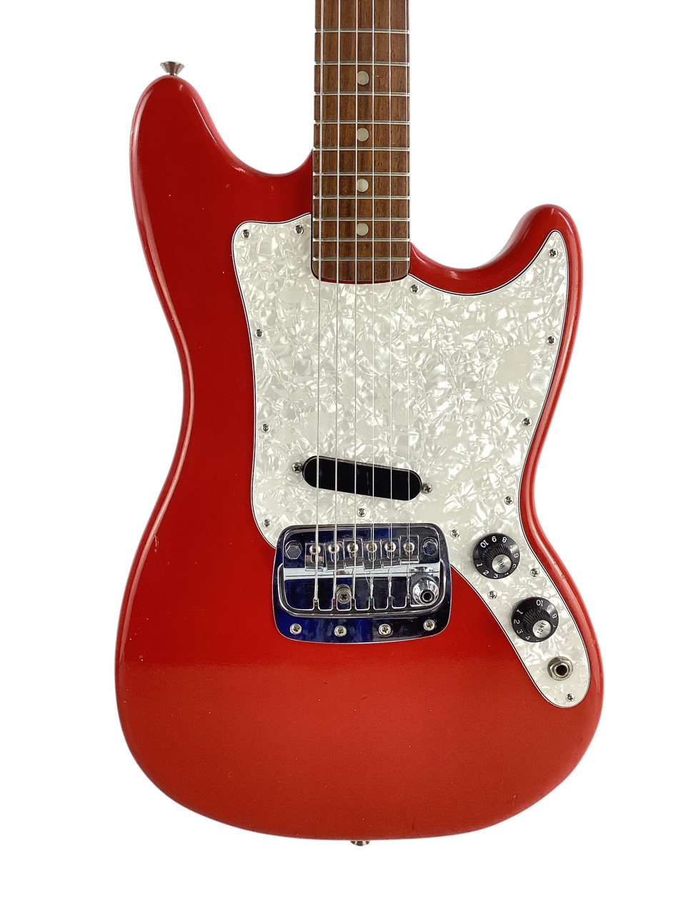 Fender Bronco ビンテージ Used Fender BRONCO 1973 W/ BAG Vintage Electric Guitar Red 6-String