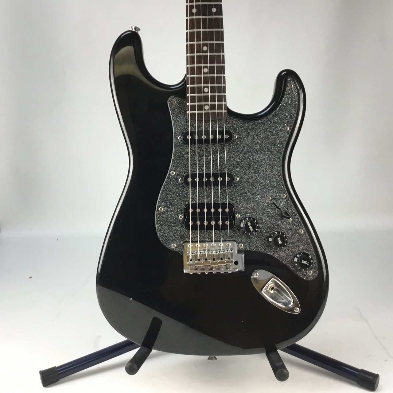Used Squier AFFINITY STRATOCASTER S Type Electric Guitar Black 6