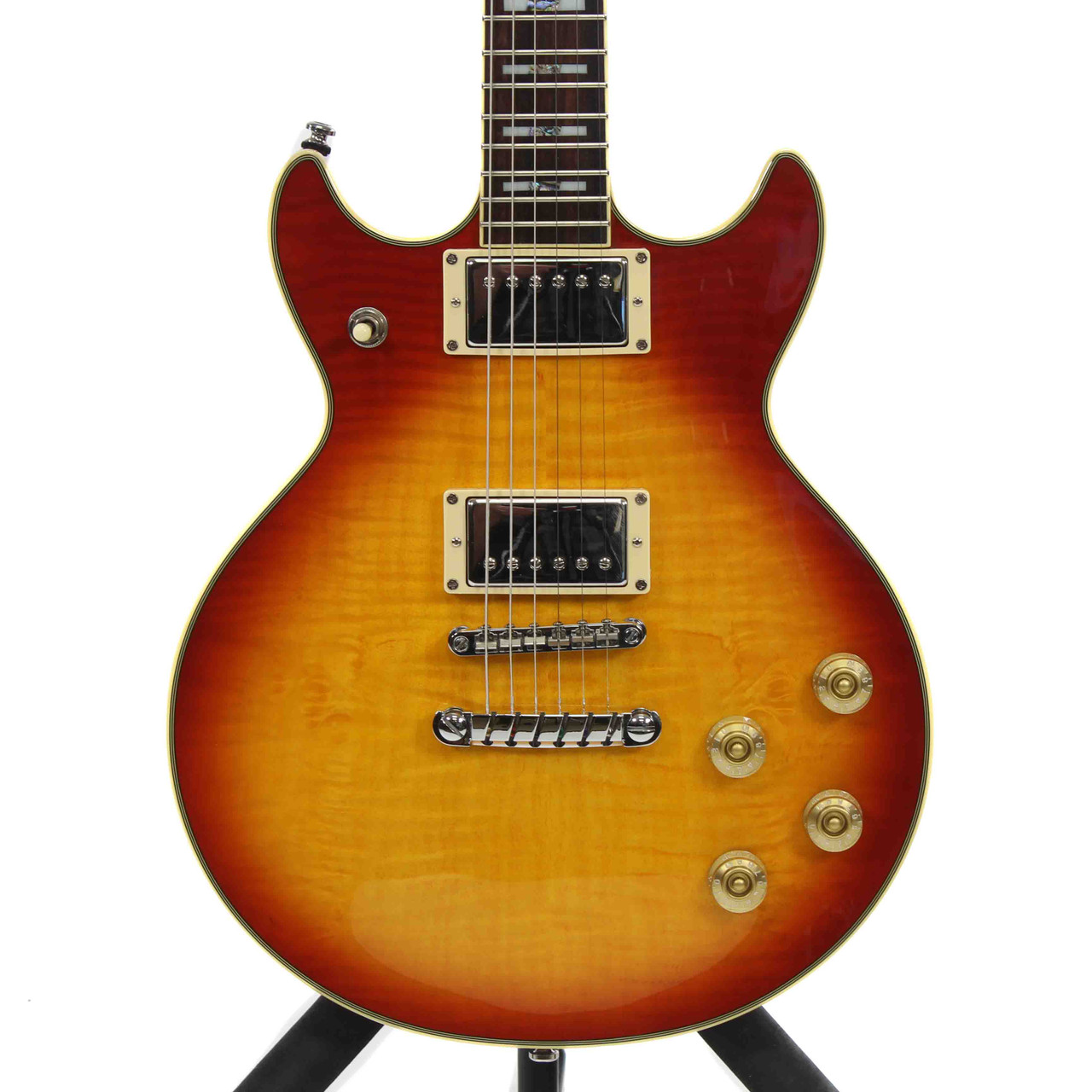 Used Ibanez AR300 Double Cut Electric Guitar Sunburst 6-String