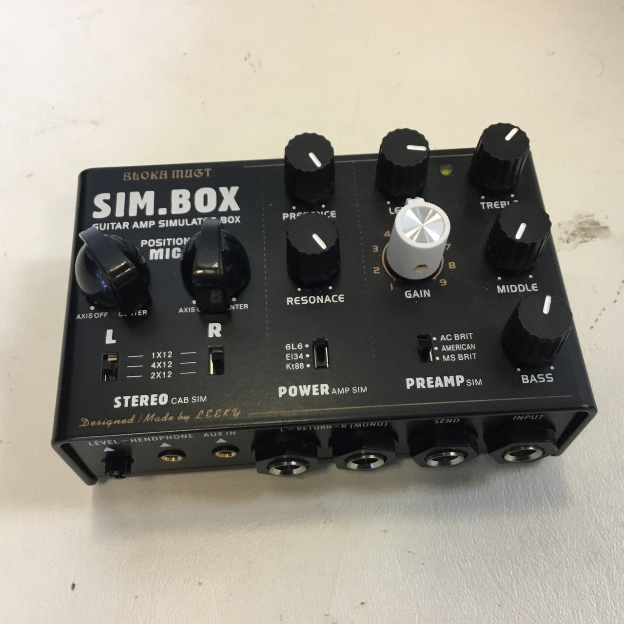 Used BLOKA MUBT SIM.BOX Guitar Effects Pedal