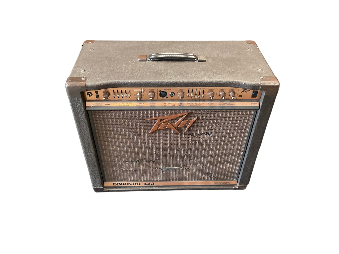 Used Peavey ECOUSTIC 112 NO REVERB 1 x 12 Solid State Amplifier 1 x 12