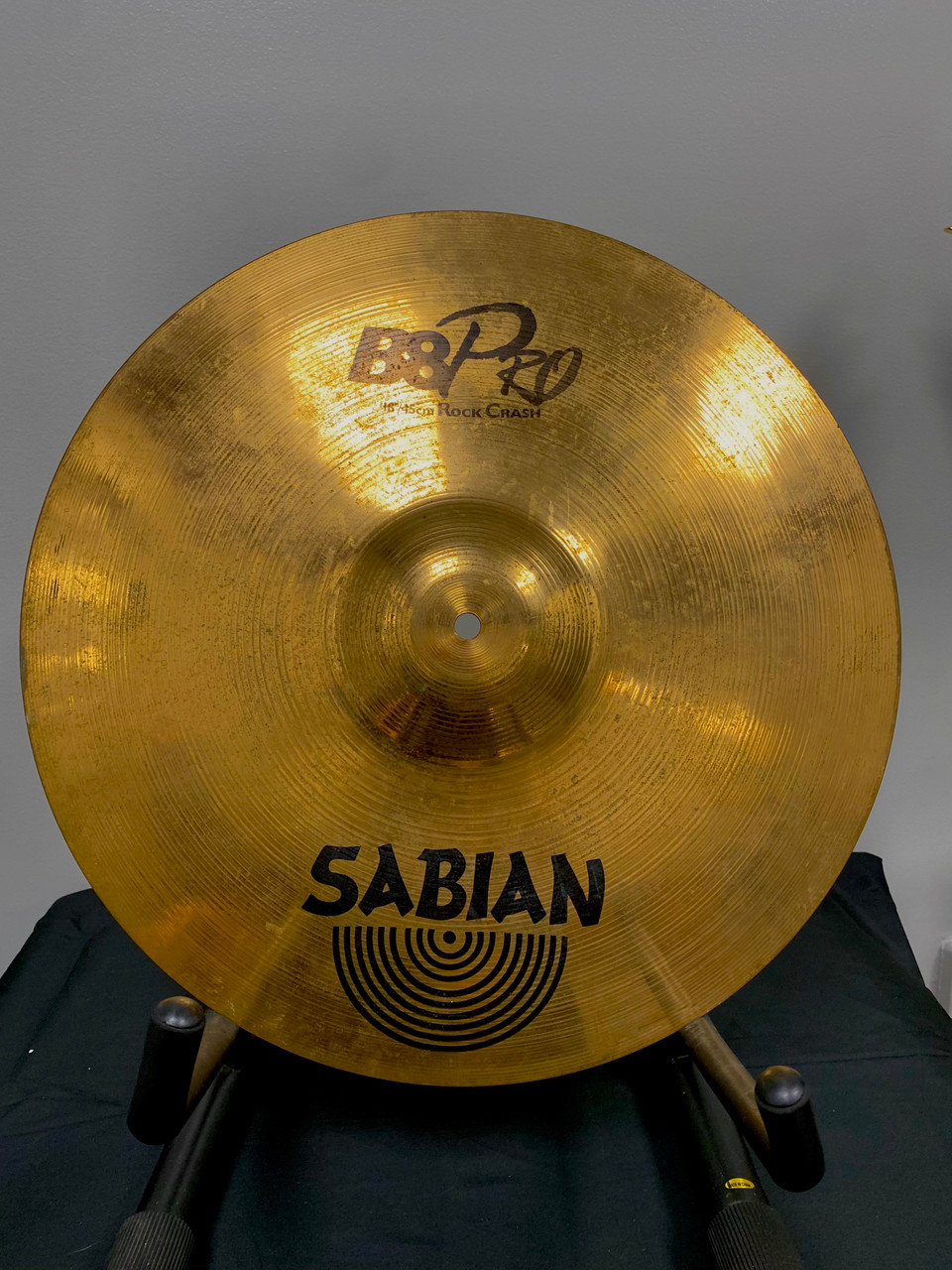 Used Sabian B8 PRO 18 IN ROCK CRASH Crash Cymbal 18