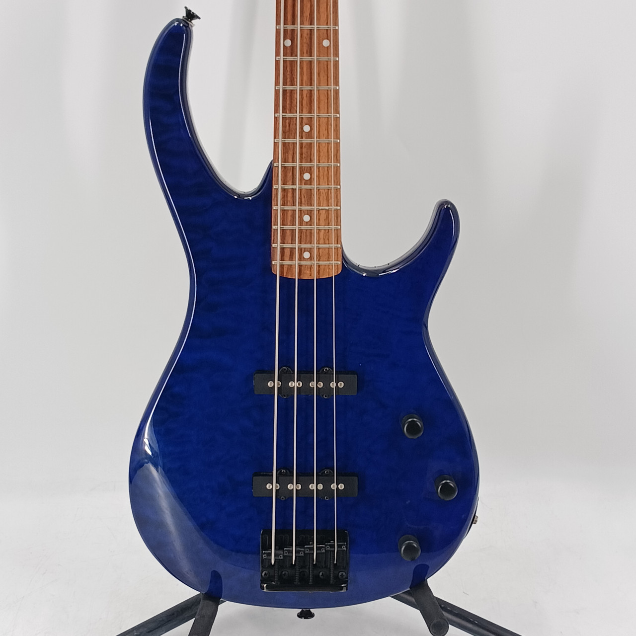 Used Peavey MILLENIUM BXP Vintage J Type Bass Guitar Blue 4-String