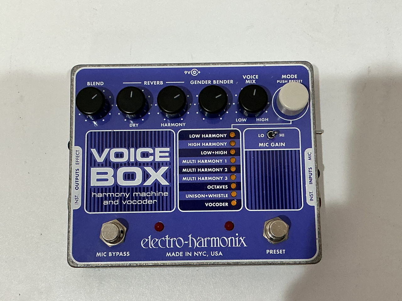 Used Electro Harmonix (E/H) VOICE BOX Guitar Effects Pedal