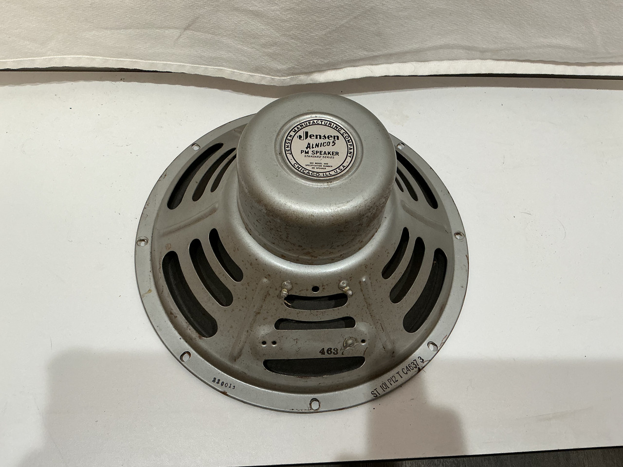 Used Jensen ALNICO 5 PM SERIES Raw Speaker