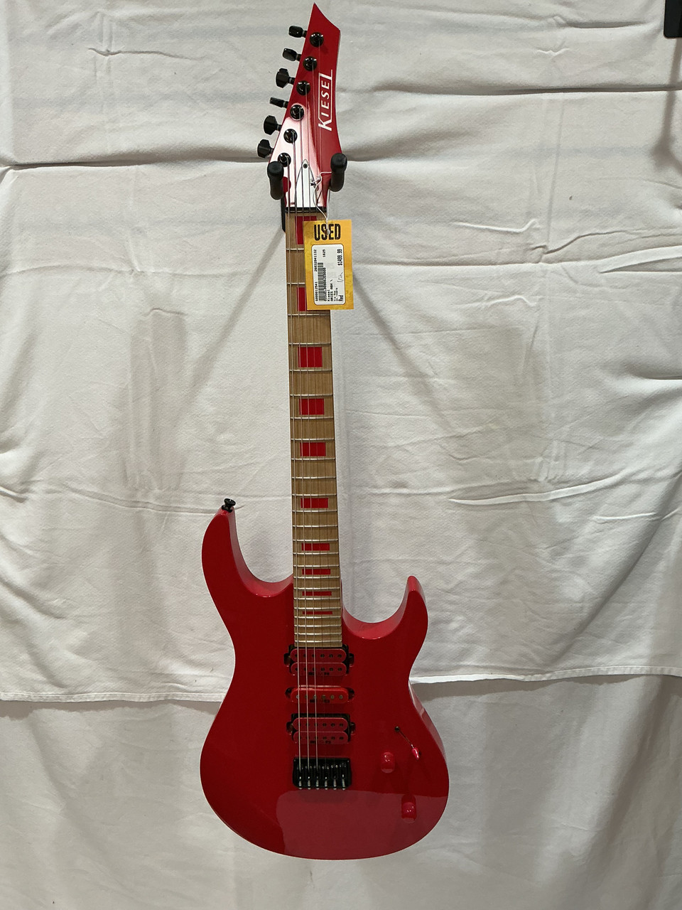 Used Kiesel ARIES A6H  S Type Electric Guitar Red 6-String