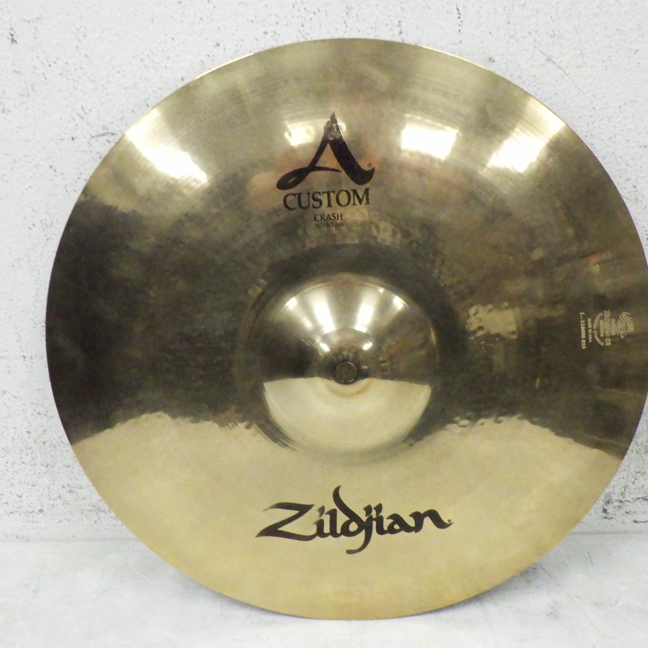 vintage an・an no.16 Used Zildjian A CUSTOM 16 INCH CRASH Crash Cymbal 16
