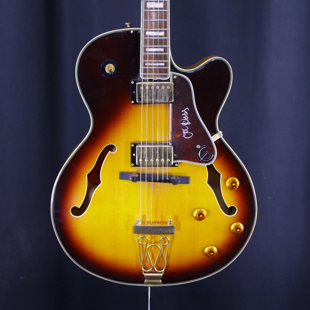 Used Epiphone JOE PASS EMPEROR II HOLLOWBODY GUITAR Vintage Semi