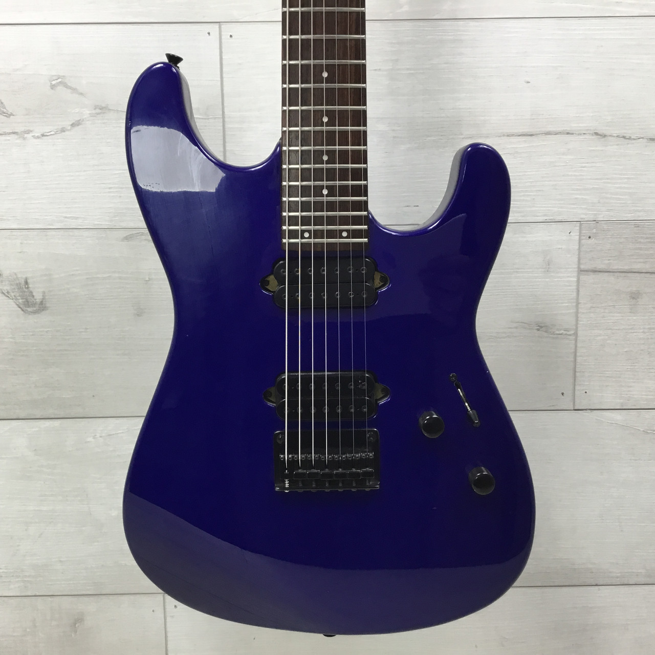 Used Fender STAGEMASTER-7 STRING ELECTRIC BLUE S Type Electric