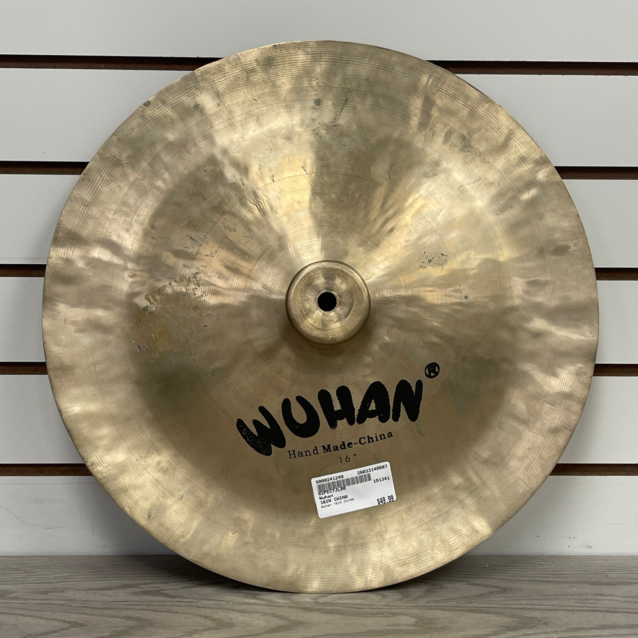 Used Wuhan 16IN CHINA China Cymbal 16