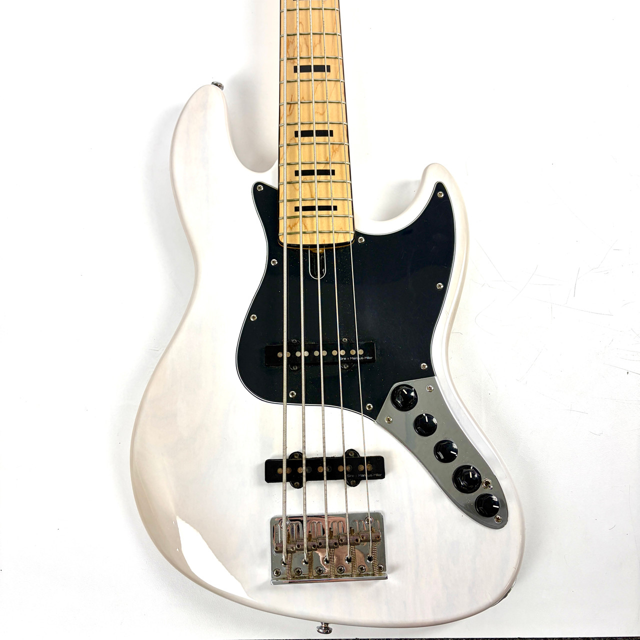 Used Sire Marcus Miller V7 Bass Guitar White 5-String