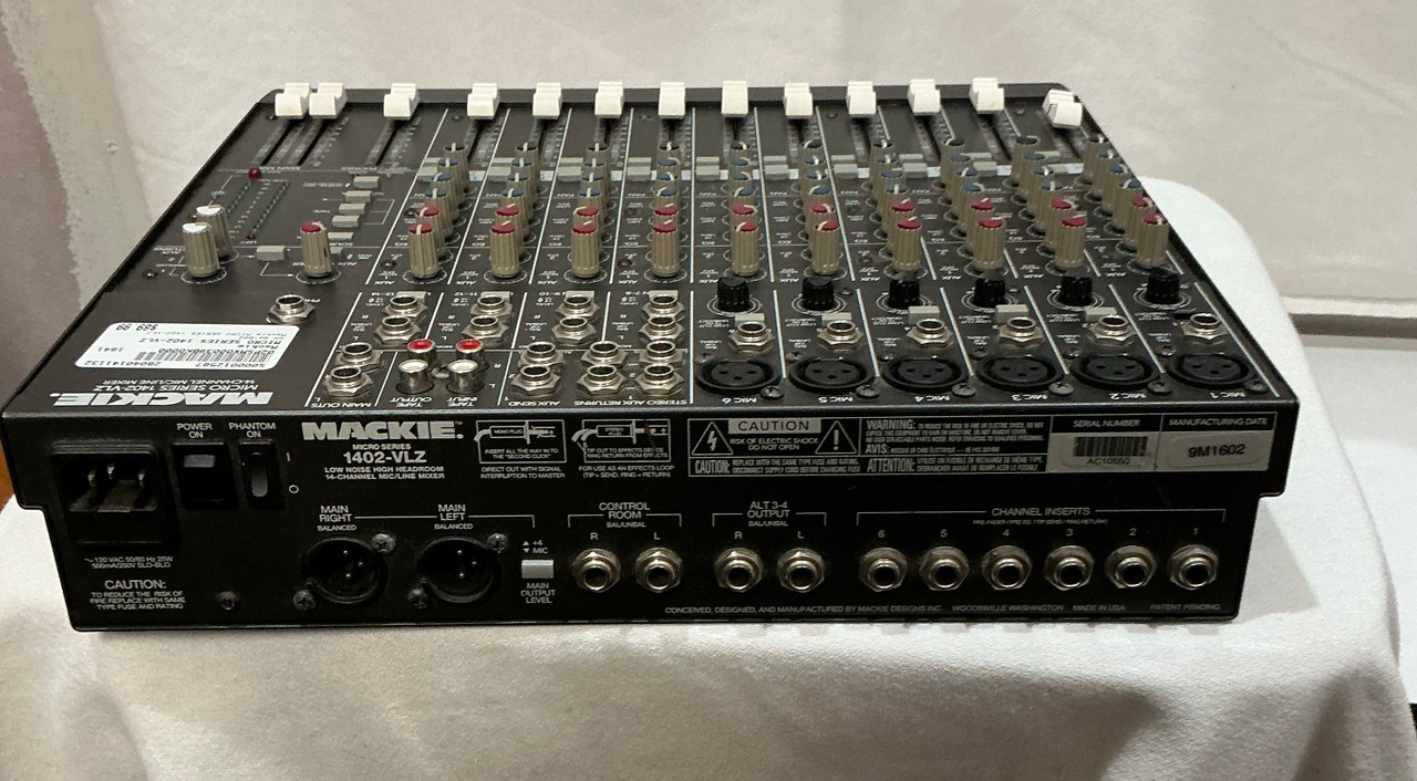 mmページ Used Mackie MICRO SERIES 1402-VLZ Mixing Console