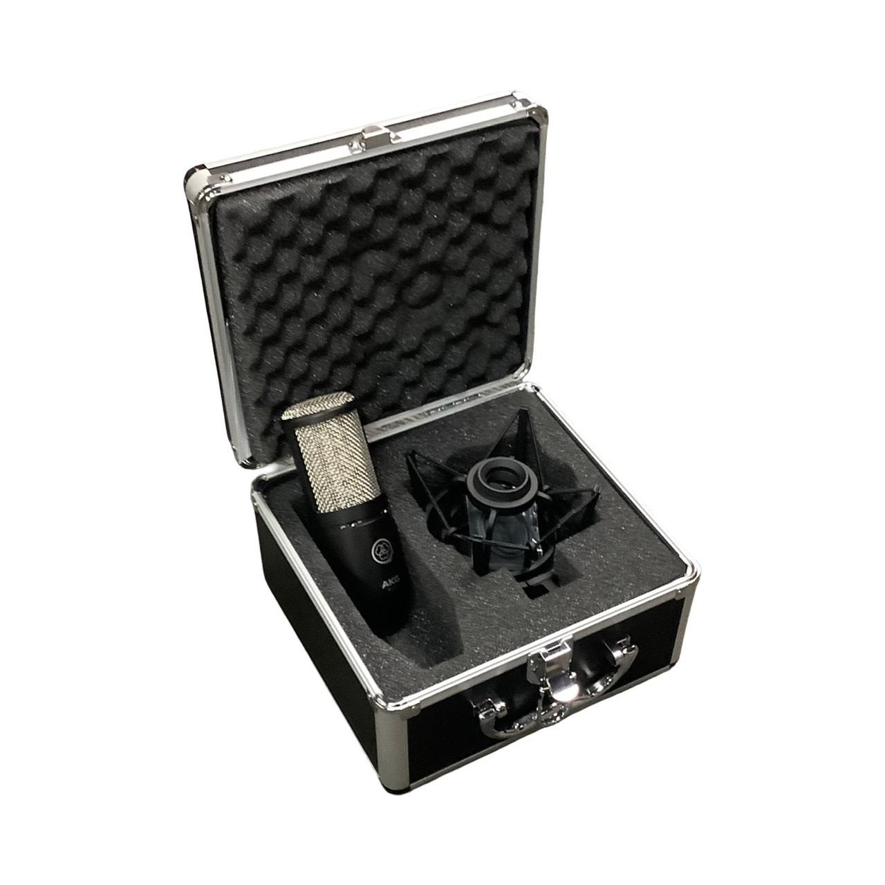 Used Akg P220 W/CASE/SHOCKMOUNT Condenser Microphone