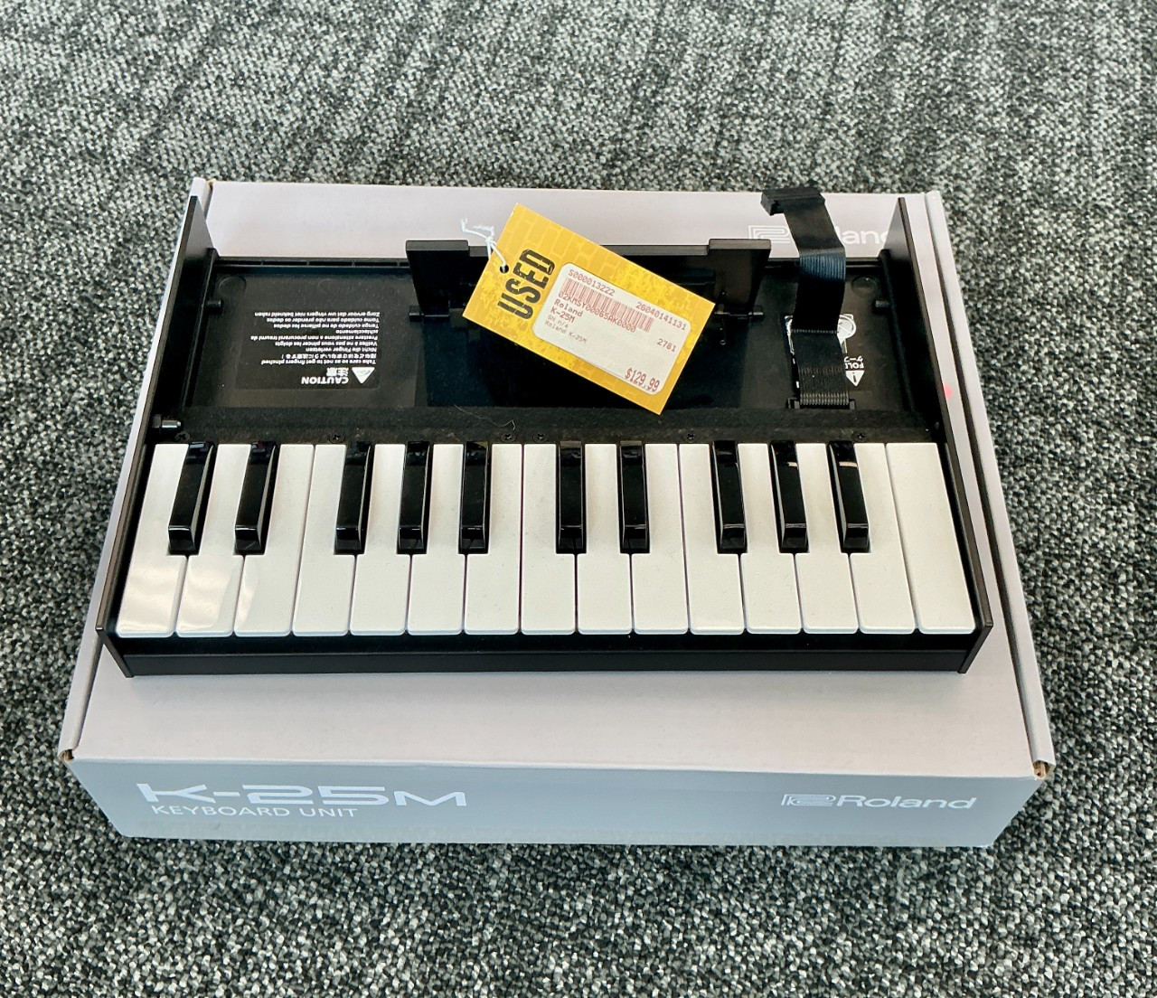 Used Roland K-25M 25-Key Synthesizer 25-Key