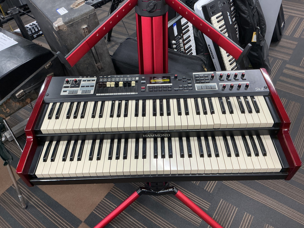 Used Hammond SK2 W/CASE Vintage Organ