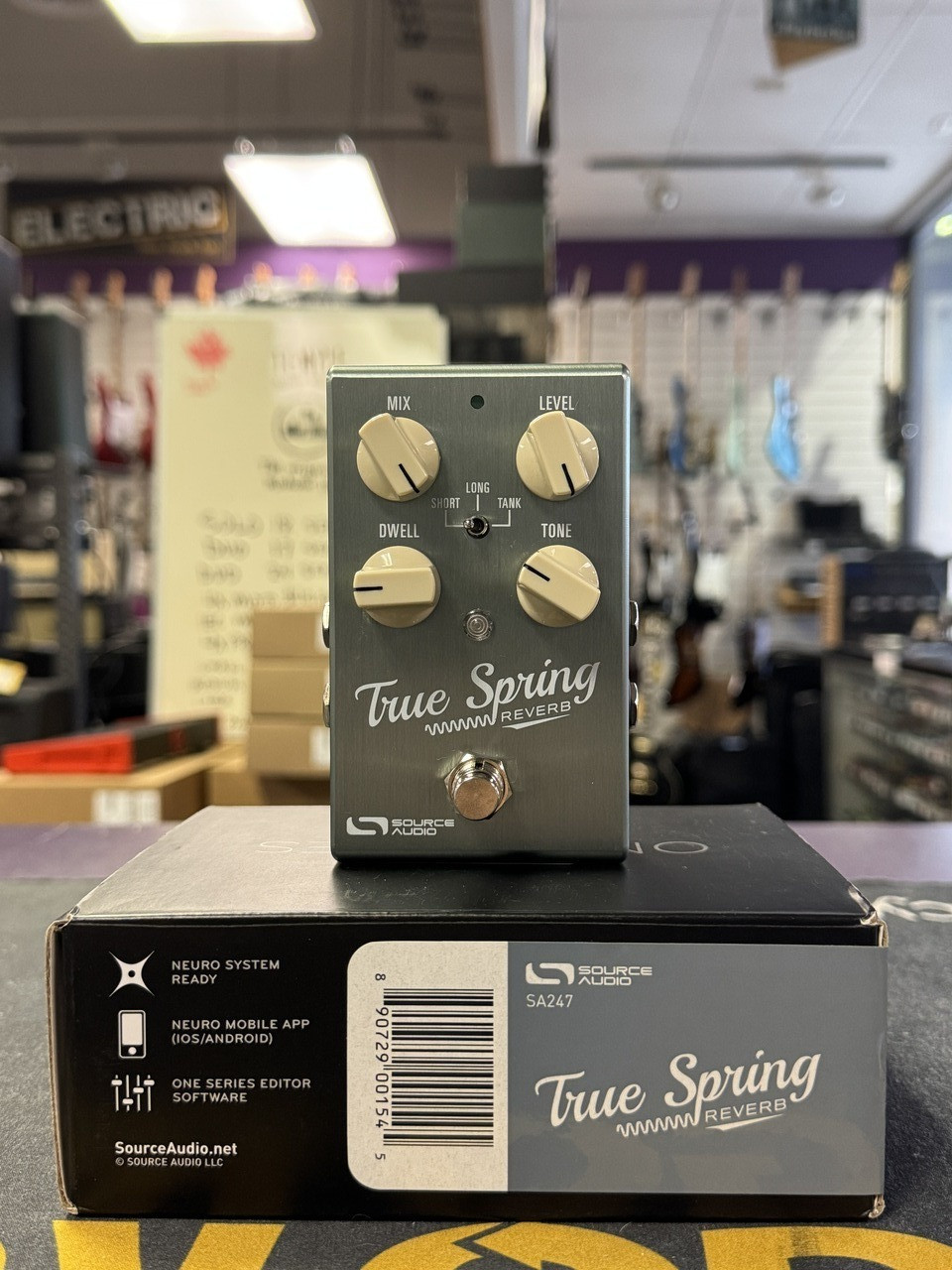 Used Source Audio TRUE SPRING Reverb Pedal