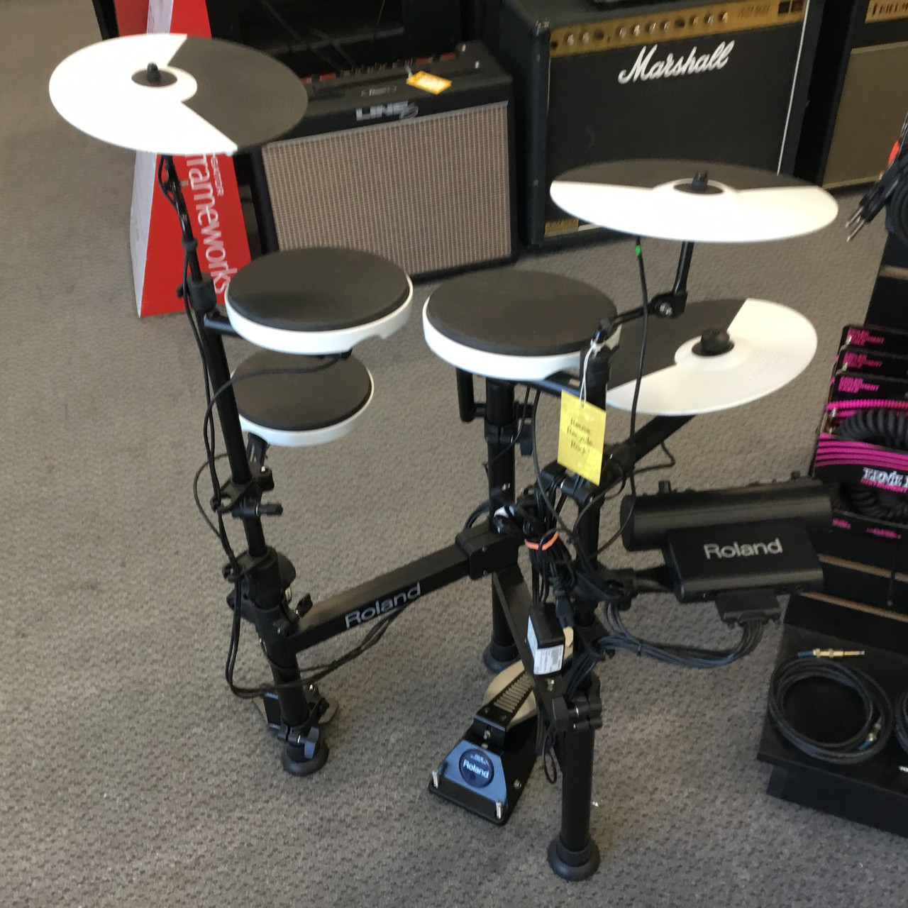Used Roland TD-4KP PORTABLE KIT W/PSU Electronic Drum Kit