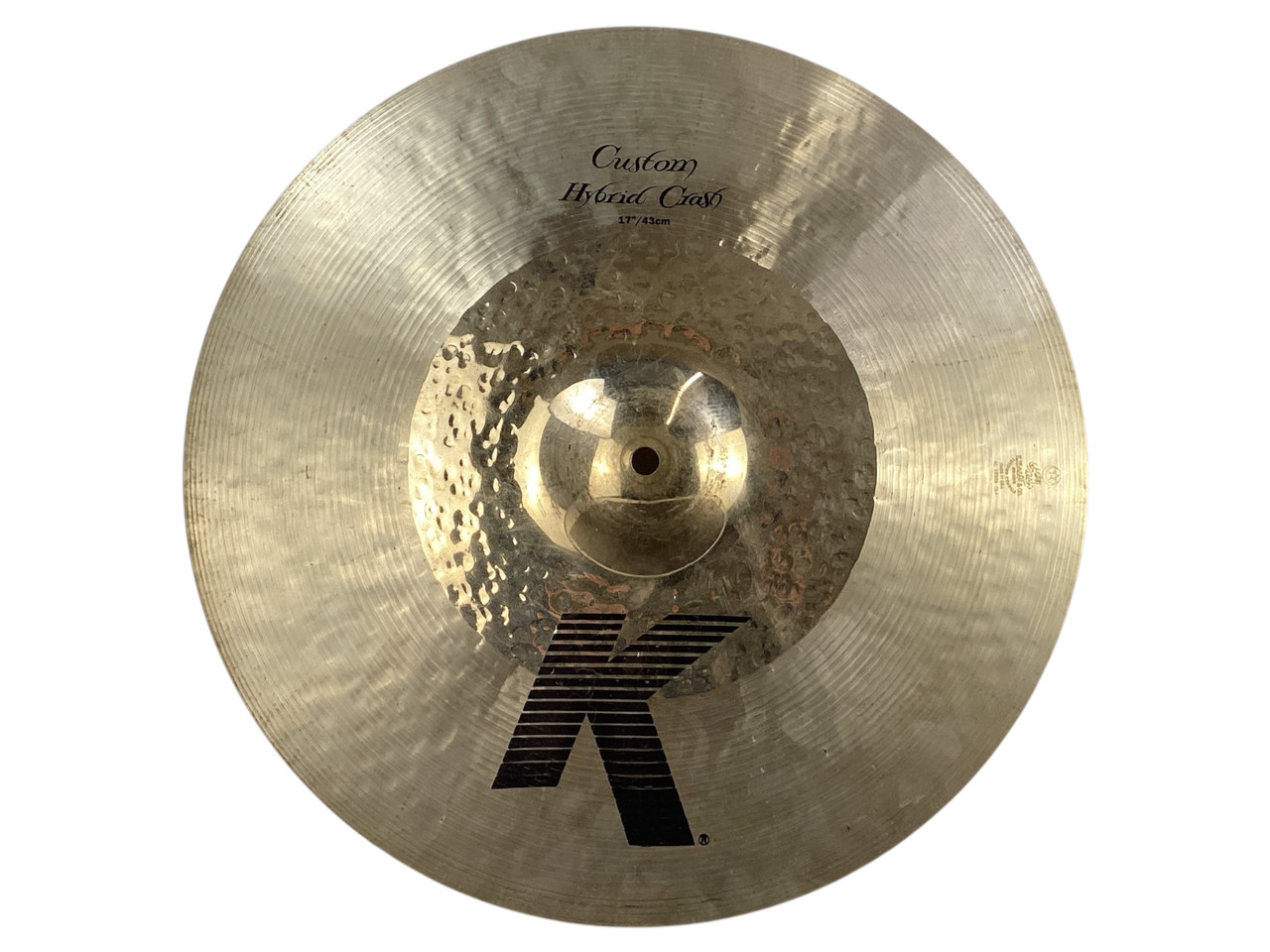 Used Zildjian K 17 CUSTON HYBRID CRASH Crash Cymbal 17