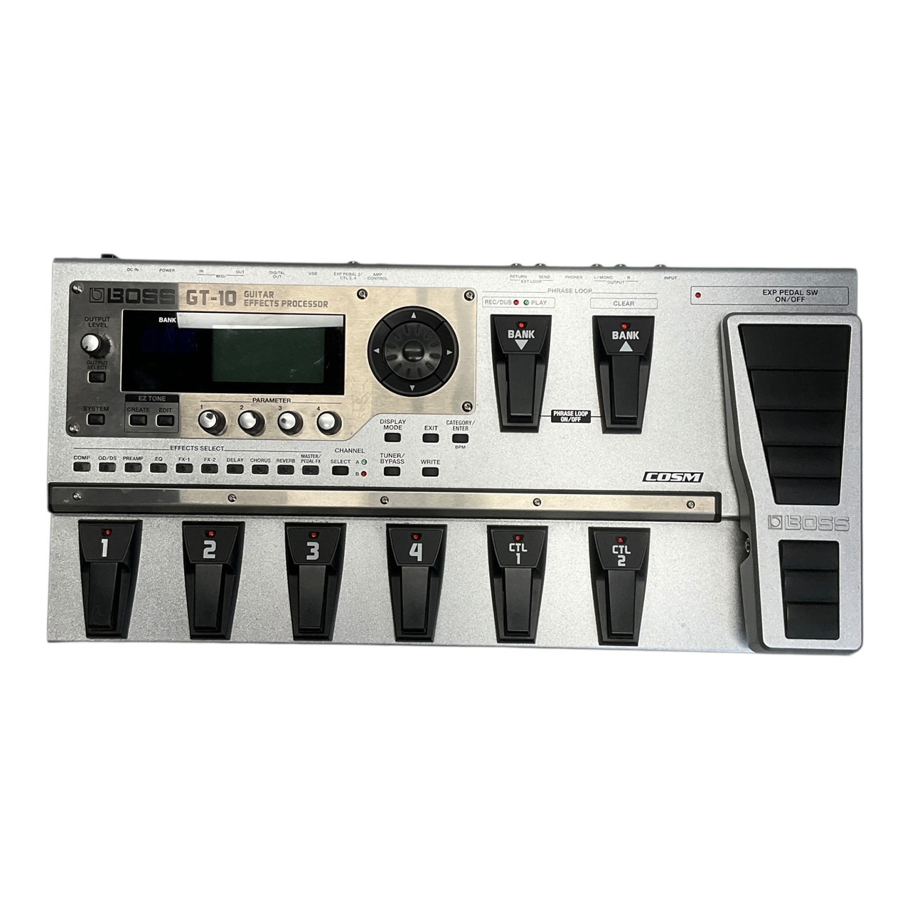 Used Boss GT-10 Guitar Effects Processor Floorboard Effect