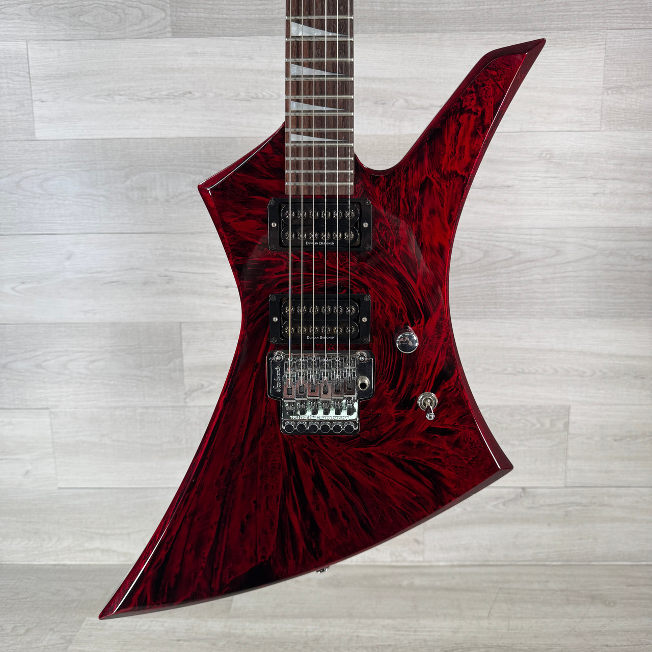 Used Jackson Kelly Pro Series KE3 Electric Guitar - Crimson Swirl