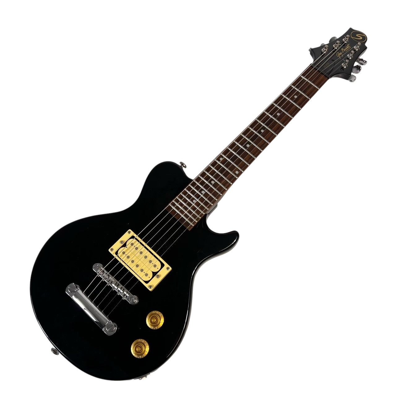 Used Samick MAV-1 AVION MINI LP Type Electric Guitar Black 6-String