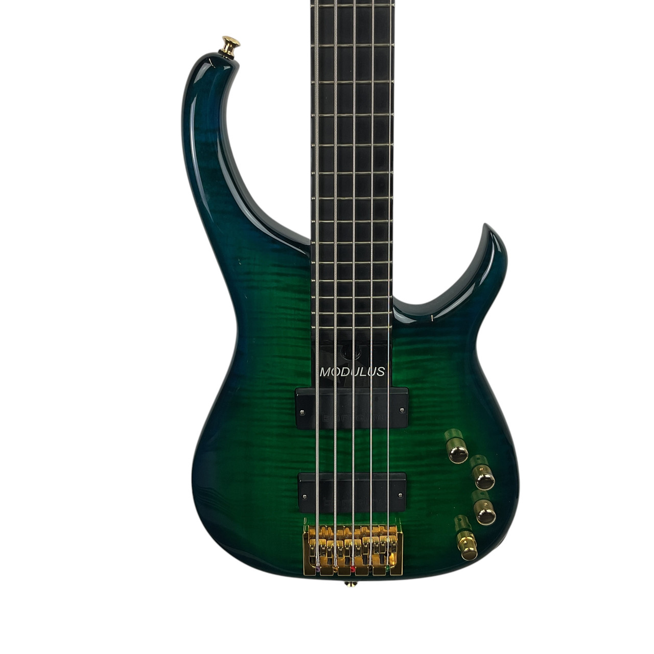 Used Modulus QUANTUM 5 Bass Guitar Blue 5-String