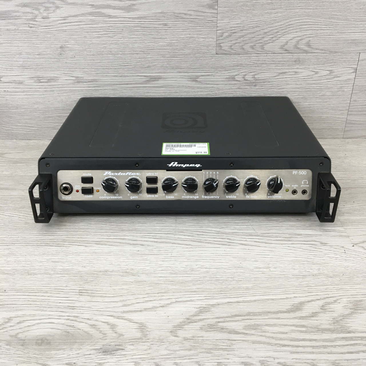 Used Ampeg PF-500 Bass Amplifier Head