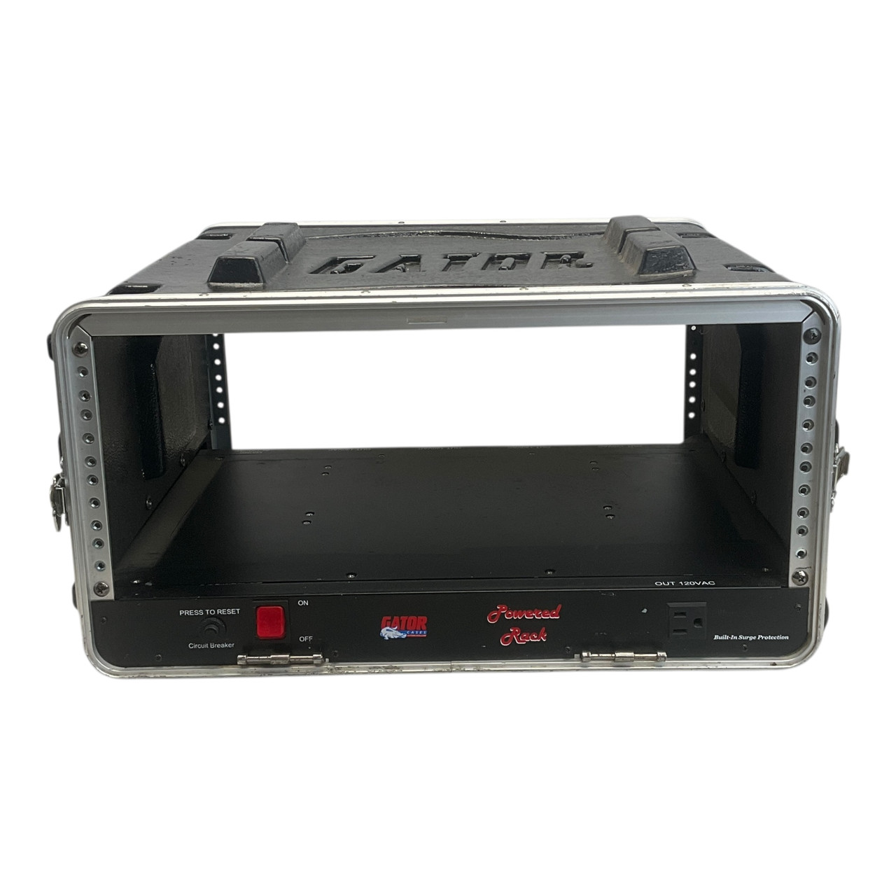 Used Gator 4u Rack Case With Power Conditioner Medium Road Case