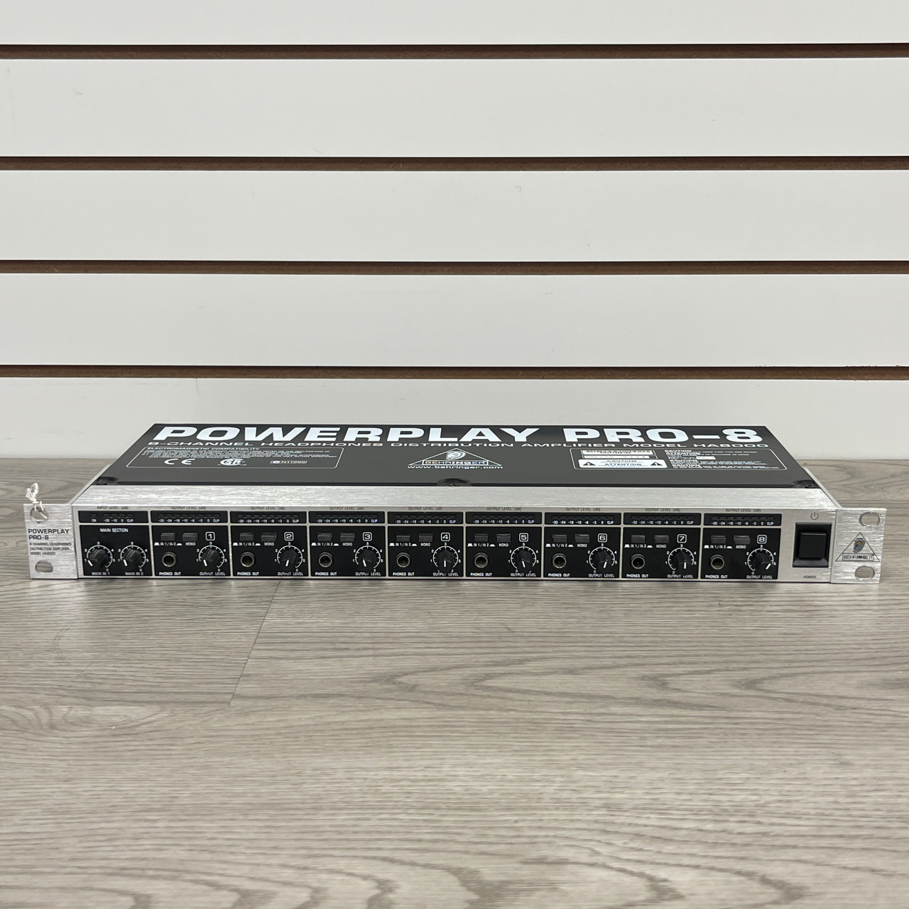 BEHRINGER POWERPLAY HA8000 8-CHANNEL ヘッドホンアンプ Behringer 