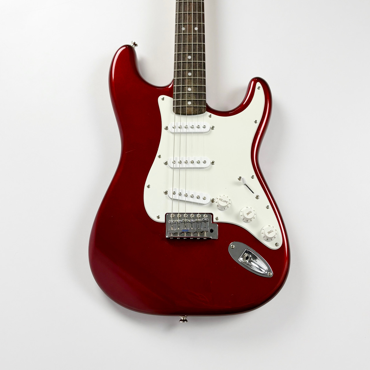 Used Squier Affinity Stratocaster Electric Guitar Red 6-String