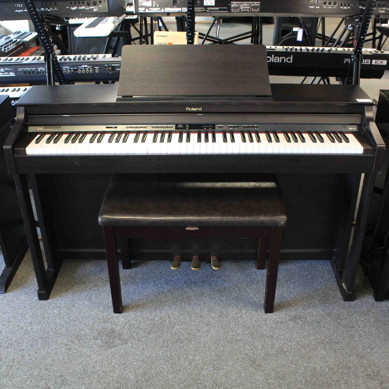 Used Roland HP302 88-Key Keyboard 88-key