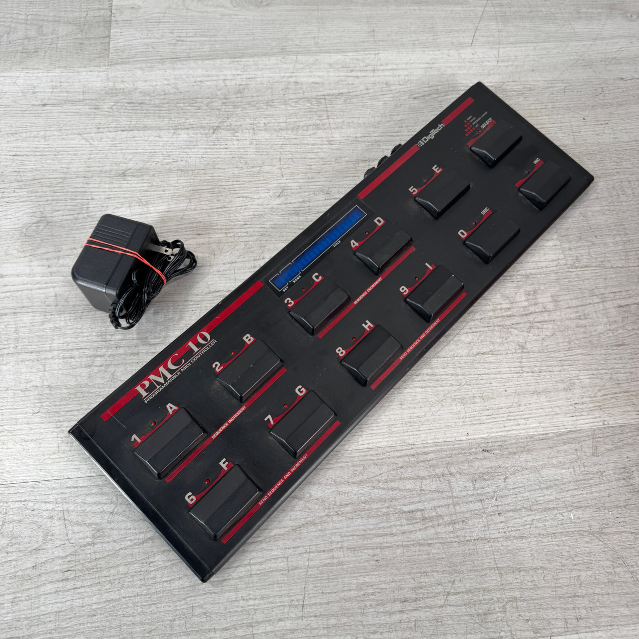 Used Digitech PMC10 - Programmable MIDI Foot Controller